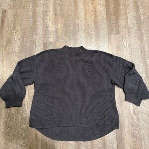 Old Navy Women's Dark Gray Cowl Neck Sweater